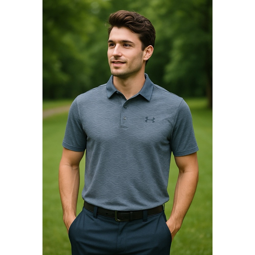 Under Armour Polo Shirt Men M The Playoff Birdie Comfort Golf Performance